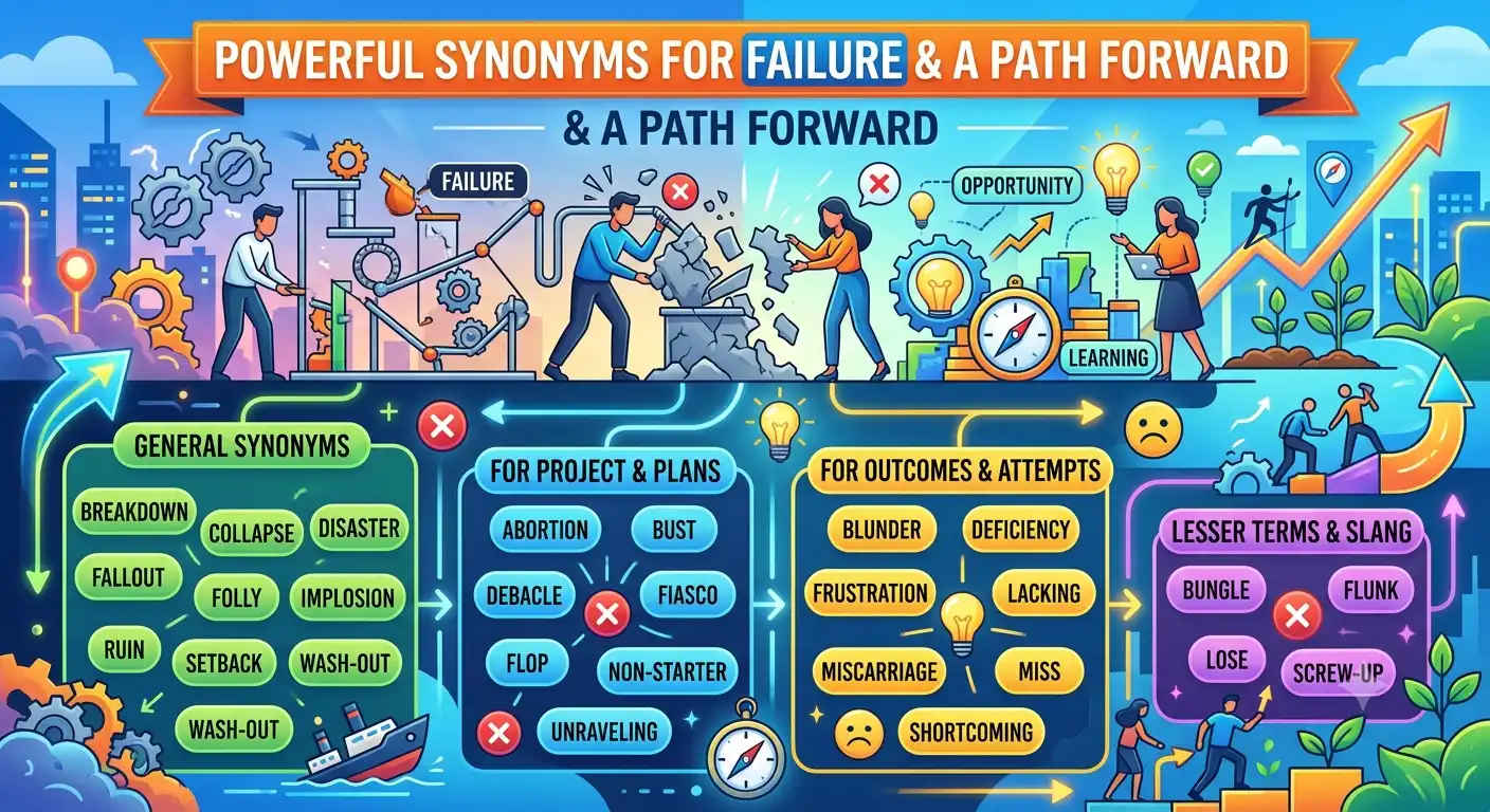 synonyms for failure