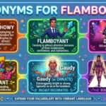 synonyms for flamboyant