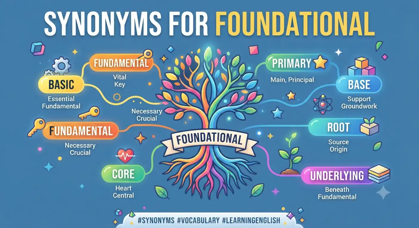 synonyms for foundational