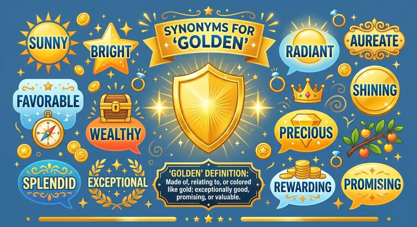 synonyms for golden