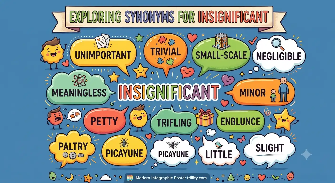 synonyms for insignificant