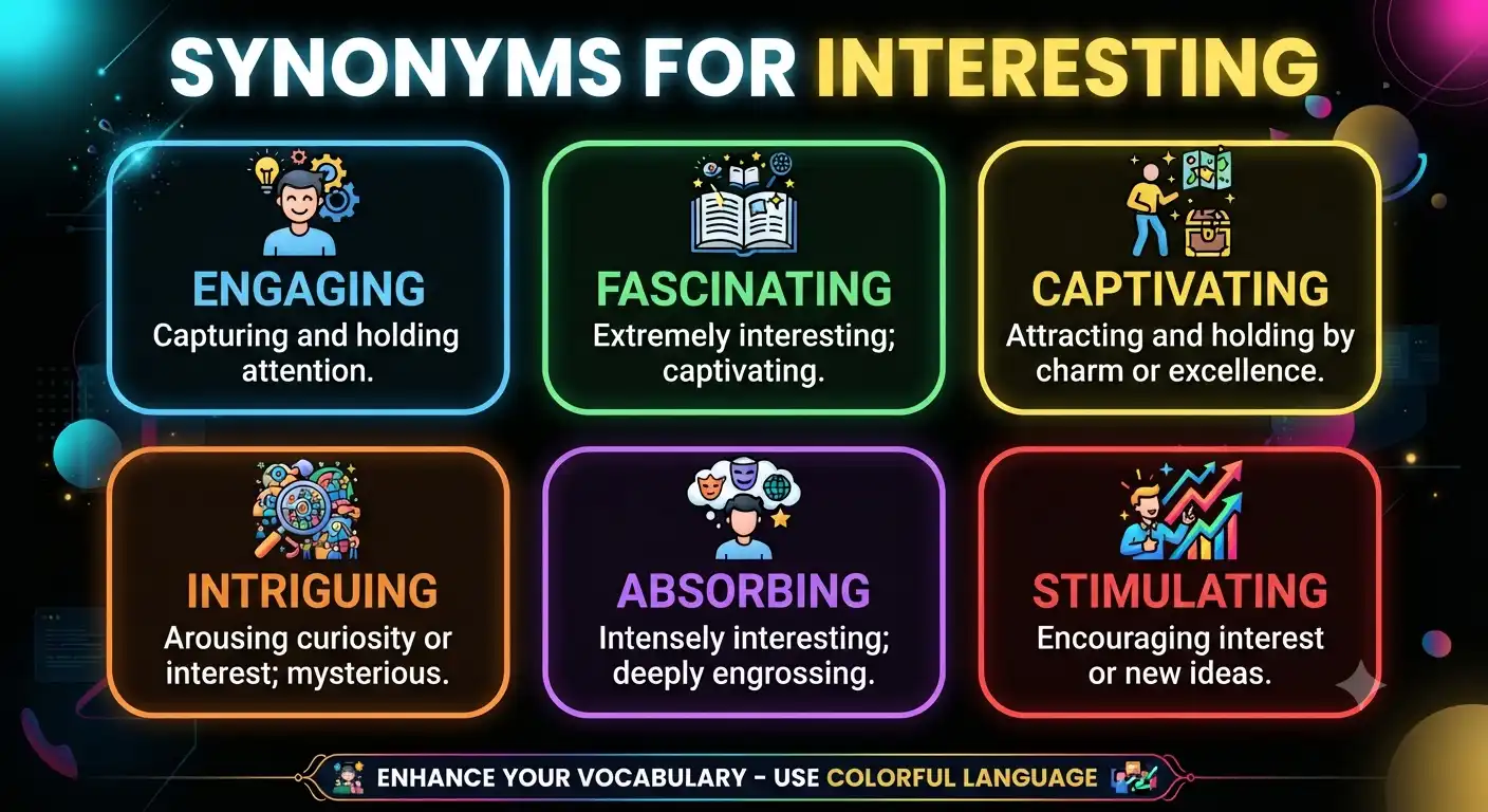 synonyms for interesting