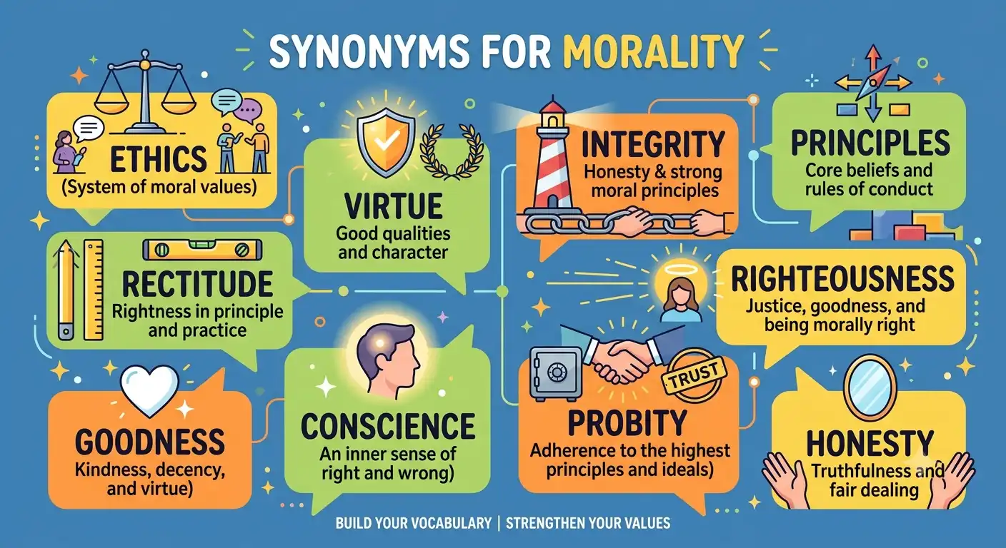 synonyms for morality