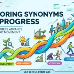 synonyms for progress