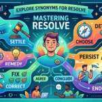 synonyms for resolve