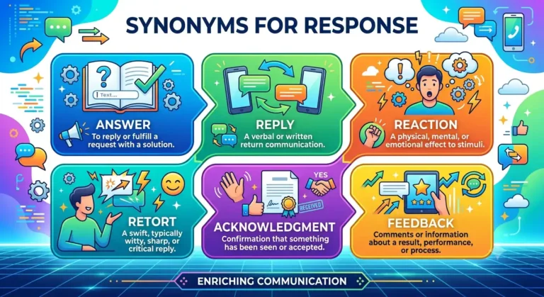 synonyms for response