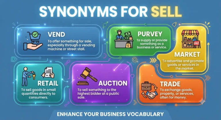 synonyms for sell