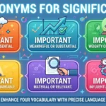 synonyms for significant