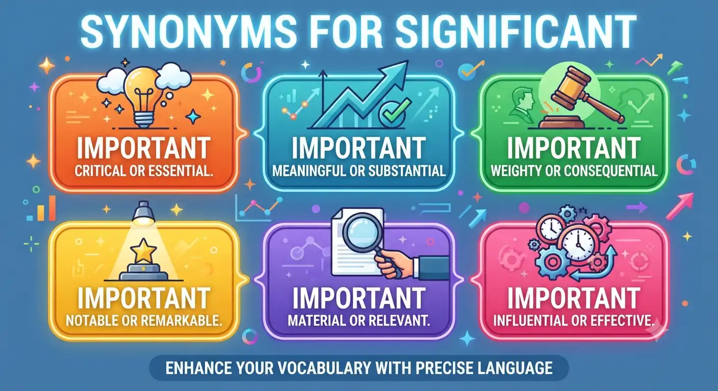 synonyms for significant