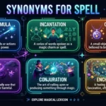 synonyms for spell