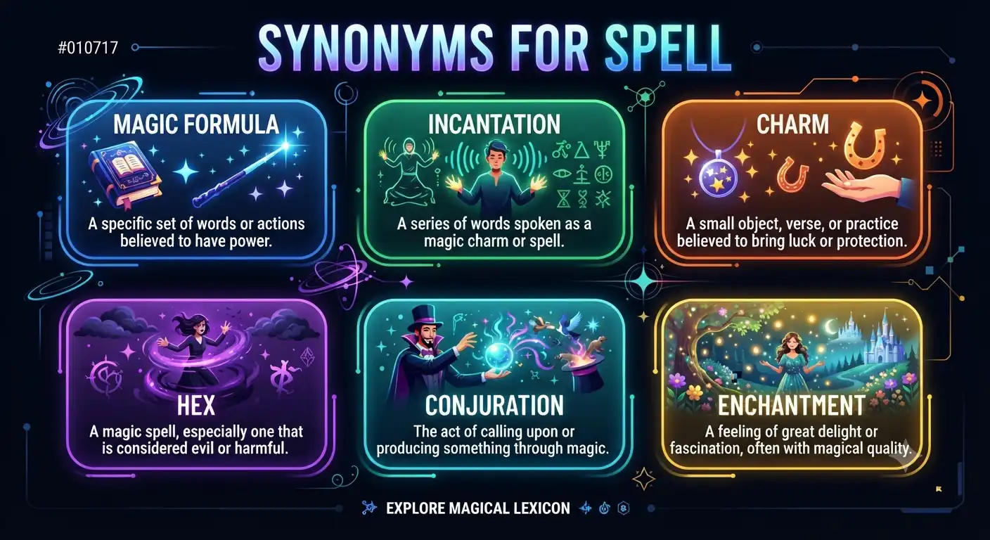 synonyms for spell