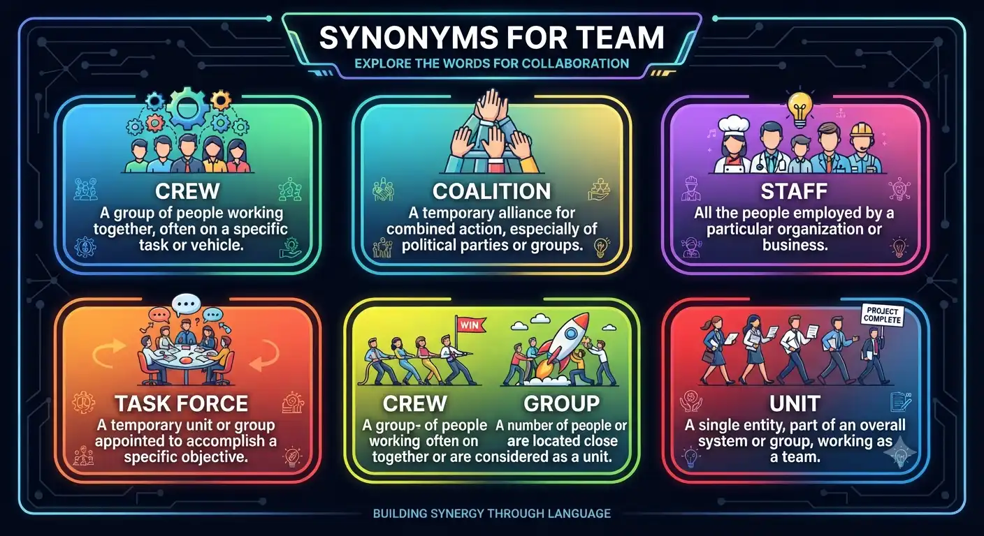 synonyms for team