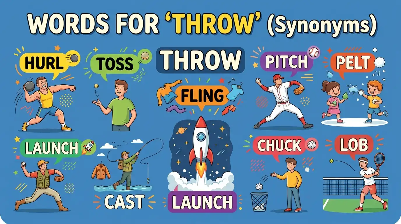 synonyms for throw