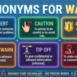 synonyms for warn