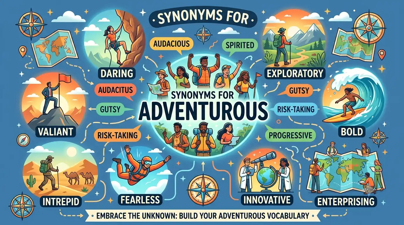 synonyms for adventurous
