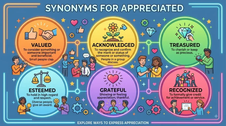 synonyms for appreciated