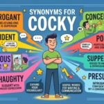 synonyms for cocky
