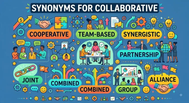 synonyms for collaborative