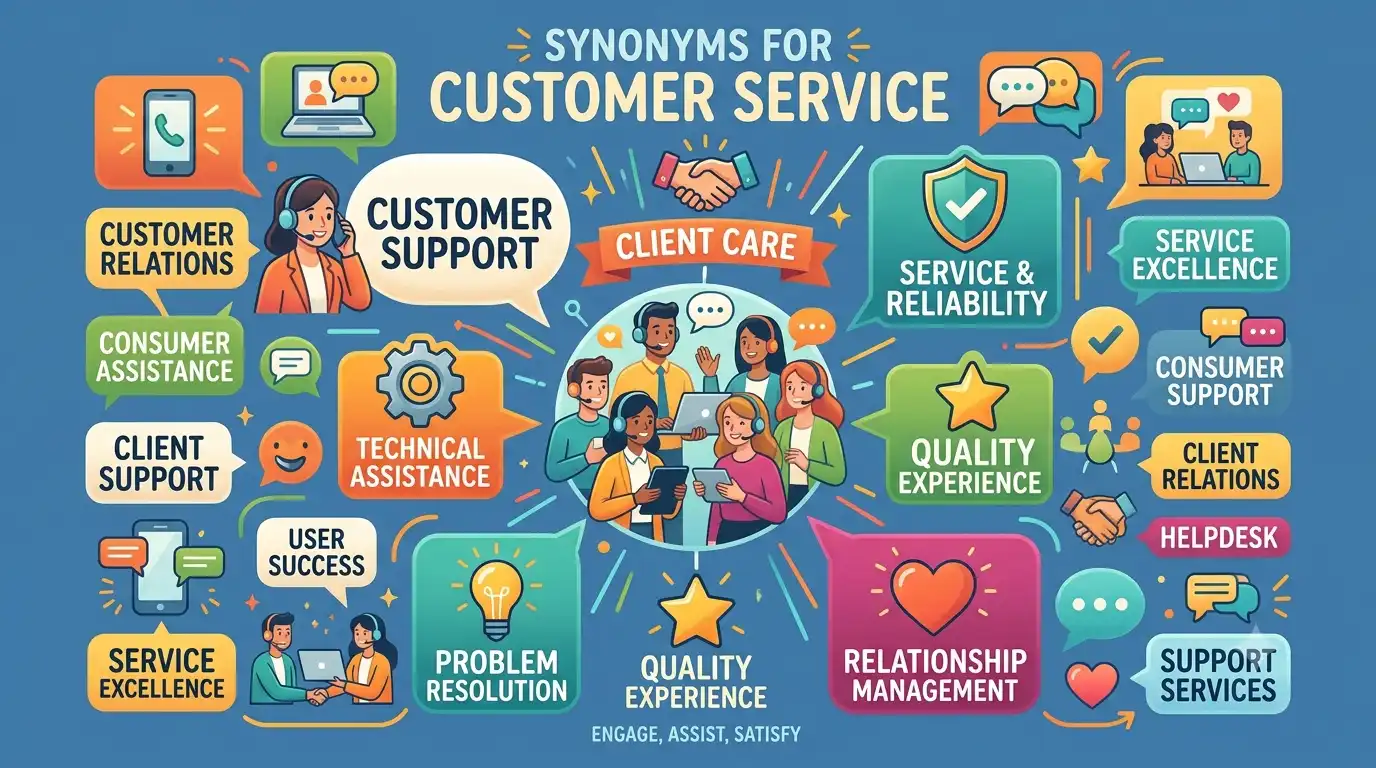 synonyms for customer service