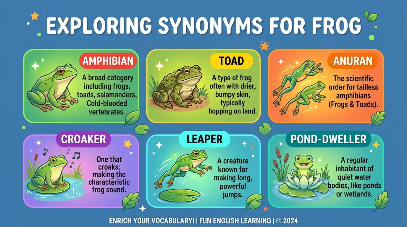 synonyms for frog