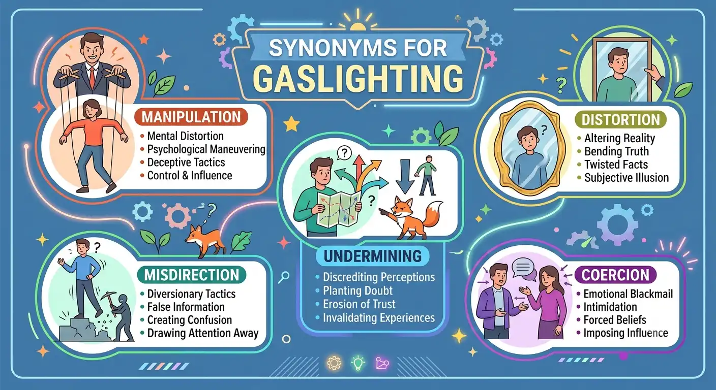 synonyms for gaslighting