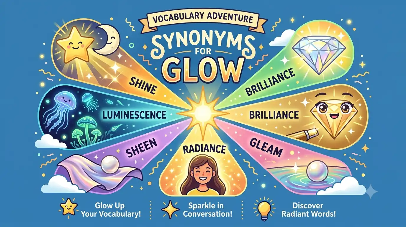synonyms for glow