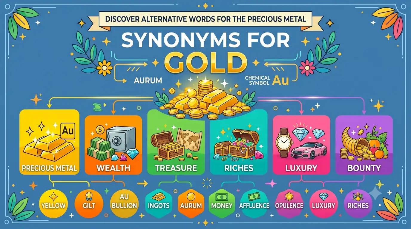 synonyms for gold