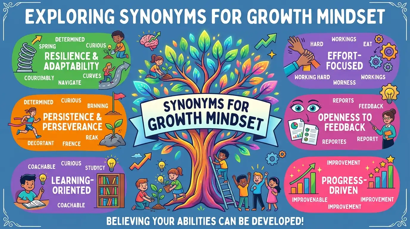 synonyms for growth mindset