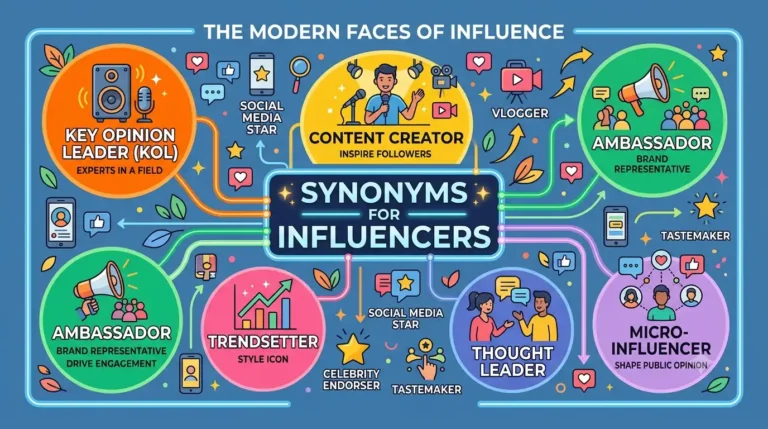 synonyms for influencers