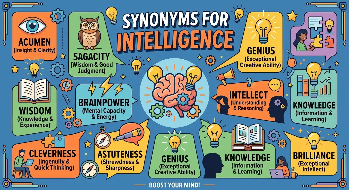 synonyms for intelligence