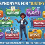 synonyms for justify