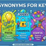 synonyms for key