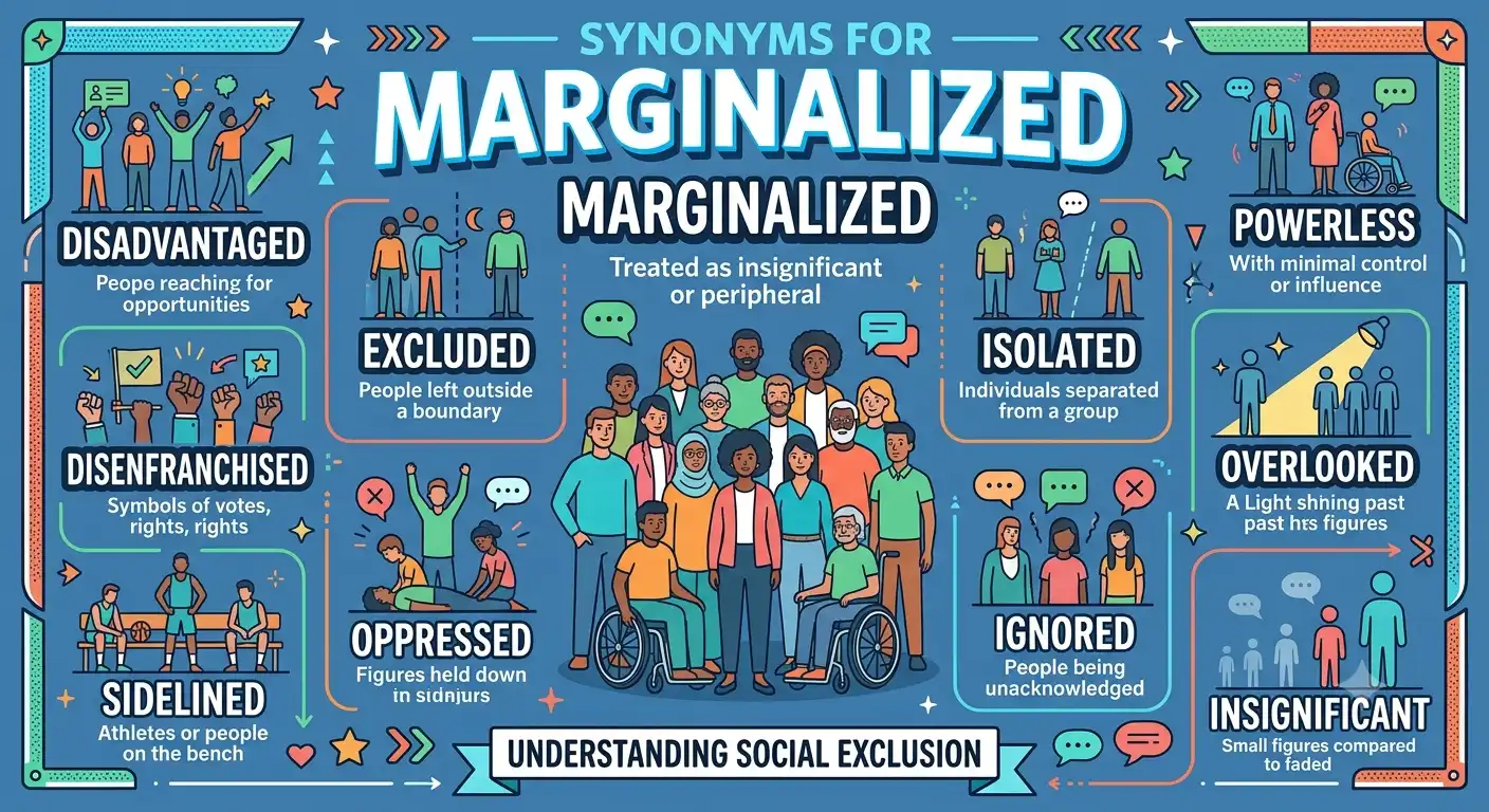 synonyms for marginalized
