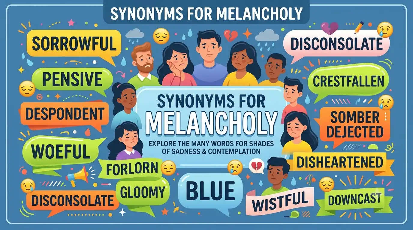 synonyms for melancholy
