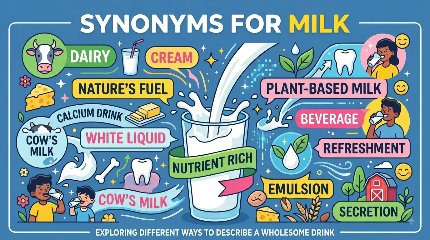 synonyms for milk