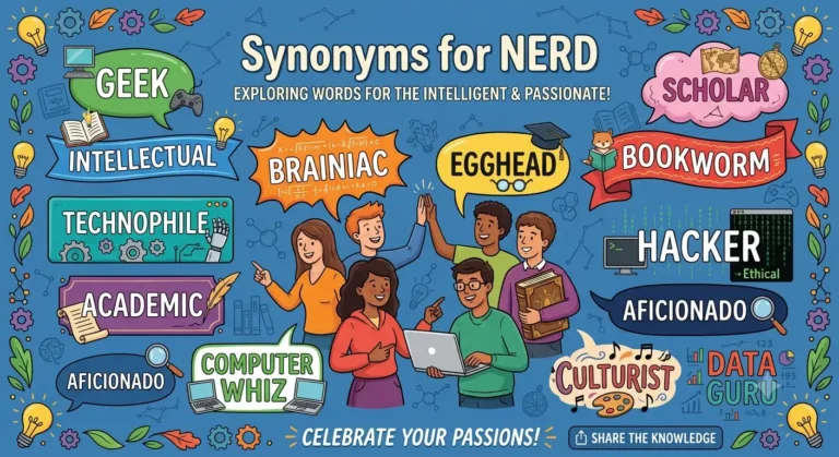synonyms for nerd