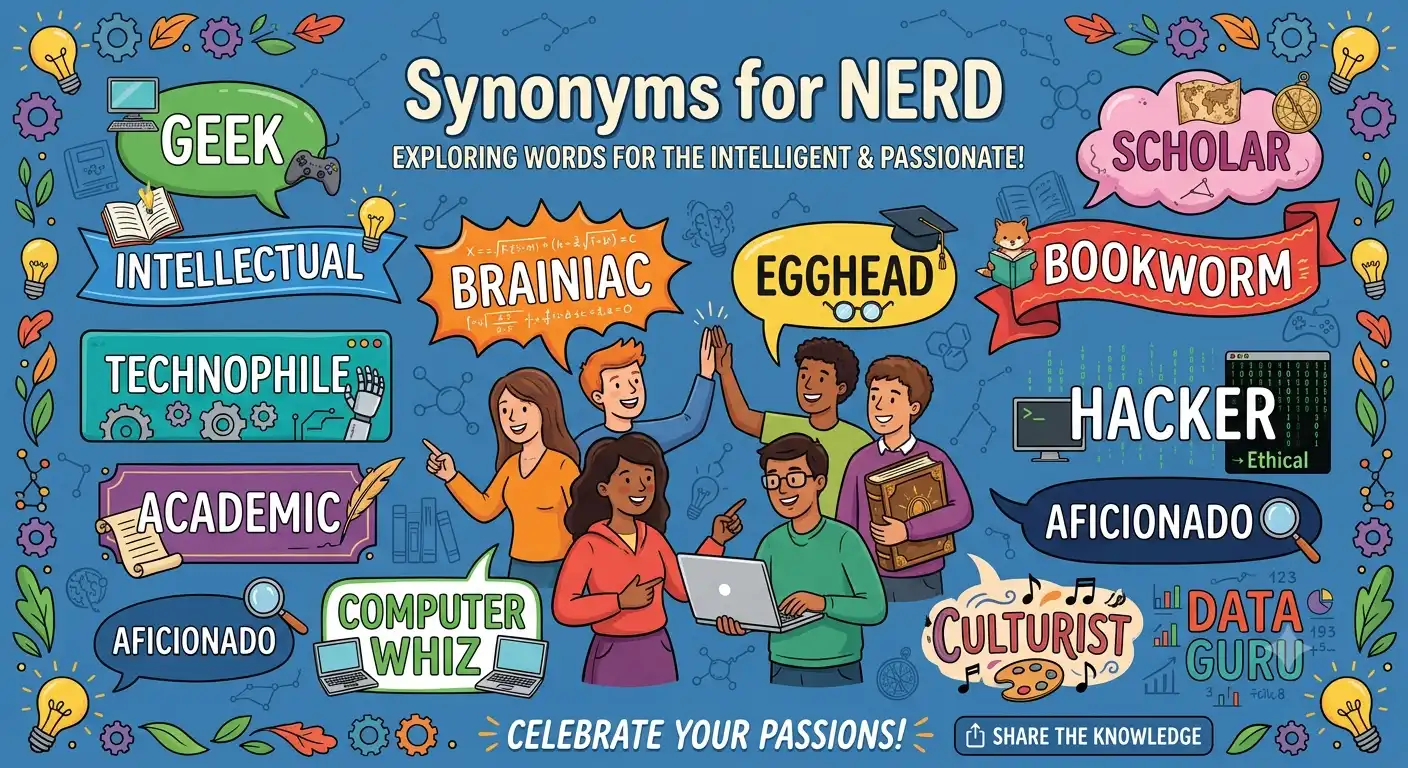 synonyms for nerd