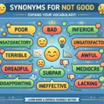 synonyms for not good