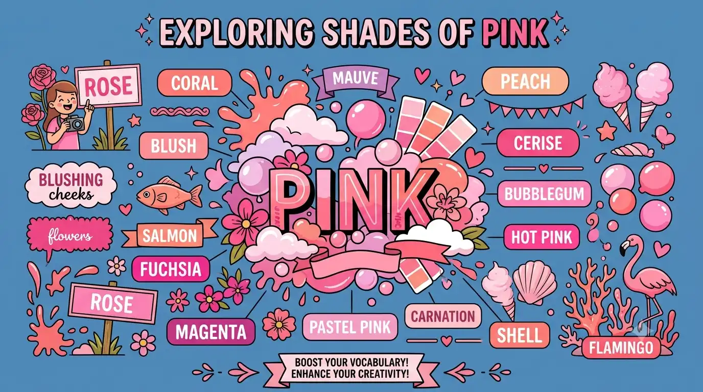 synonyms for pink