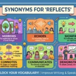 synonyms for reflects