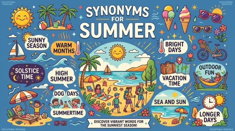 synonyms for summer