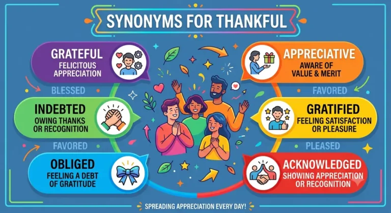 synonyms for thankful