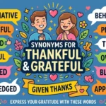 synonyms for thankful and grateful